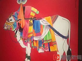 上海国际艺术节“印度文化周”：《信仰的意境 印度美术作品展》开展