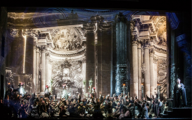 意大利热那亚卡尔洛•费利切剧院原版全景普契尼歌剧《托斯卡》